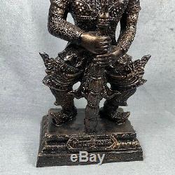 LEK NAM PEE 13 TAO WESSUWAN Statue Giant Talisman Thai Amulet Buddha fetish old
