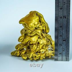 LEKLAI THONGPLALAI gold CORE protect magic lucky Rare thai buddha amulet 965