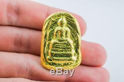 LEKlAI Thangplalai phra somdej thai buddha amulet real power lucky protect 739