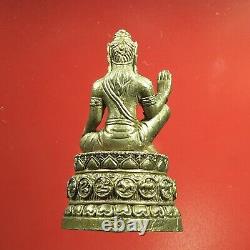 LOPLOR JATUKRAM LP AIUM. YEAR BE. 2550. Thai buddha amulet & CARD#1