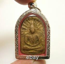 LP BOON PHRA SAMADHI RASAMI BUDDHA THAI AMULET 1910s PENDANT HEALING GOOD HEALTH