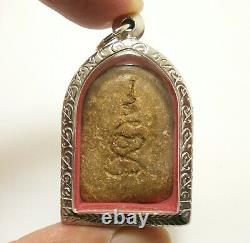 LP BOON PHRA SAMADHI RASAMI BUDDHA THAI AMULET 1910s PENDANT HEALING GOOD HEALTH