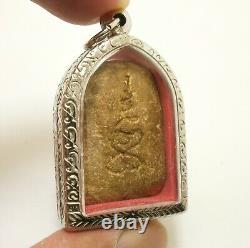 LP BOON PHRA SAMADHI RASAMI BUDDHA THAI AMULET 1910s PENDANT HEALING GOOD HEALTH