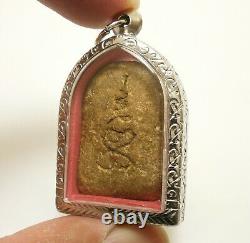 LP BOON PHRA SAMADHI RASAMI BUDDHA THAI AMULET 1910s PENDANT HEALING GOOD HEALTH