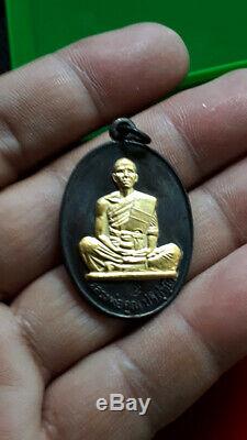 LP KOON Coin Wat BANRAI Real Thai Yantra Buddha Amulet For Lucky Pendant BE. 2519