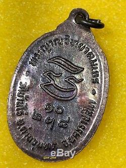 LP KOON Thai Buddha Amulet For Lucky Pendant, B. E. 2536, Genuine From Temple