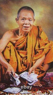 LP KOON Wat JANGNORK Thai Buddha Amulet Powerful Success Lucky Pendant, B. E. 2536