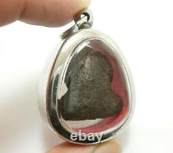 LP KRON PIDTA IN 1950s CLOSE EYES BUDDHA CRON TOK RAJA THAI AMULET LUCKY PENDANT