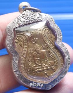 LP Klan, Talisman, Thai, Buddha, Pendant, Amulet, Buddhism, Wat, Phra rian, Monk, Charm