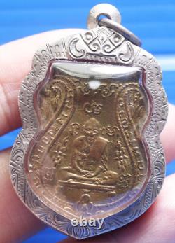 LP Klan, Talisman, Thai, Buddha, Pendant, Amulet, Buddhism, Wat, Phra rian, Monk, Charm