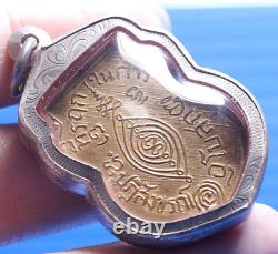 LP Klan, Talisman, Thai, Buddha, Pendant, Amulet, Buddhism, Wat, Phra rian, Monk, Charm