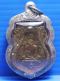 LP Klan, Talisman, Thai, Buddha, Pendant, Amulet, Buddhism, Wat, Phra rian, Monk, Charm