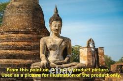 LP Koon Wat Ban Rai Genuine, Coin Nava Thai Amulet Buddha BE 2536, Gold frame