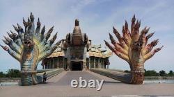 LP Koon Wat Ban Rai Genuine, Coin Nava Thai Amulet Buddha BE 2536, Gold frame LP Koon Wat Ban Rai Genuine, Coin Nava Thai Amulet Buddha BE 2536, Gold frame