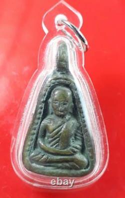 LP NGERN Wat Bangkl Amulet Model Job-Yai Thai Magic Buddha Power Lucky Talisman