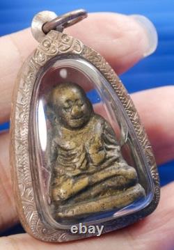 LP Ngern Pim Khita, Thai Amulet, Talisman, Temple, Buddha, Pendant, Rare, Charm, Old
