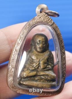 LP Ngern Pim Khita, Thai Amulet, Talisman, Temple, Buddha, Pendant, Rare, Charm, Old