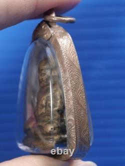 LP Ngern Pim Khita, Thai Amulet, Talisman, Temple, Buddha, Pendant, Rare, Charm, Old