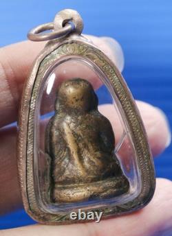 LP Ngern Pim Khita, Thai Amulet, Talisman, Temple, Buddha, Pendant, Rare, Charm, Old