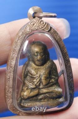 LP Ngern Pim Khita, Thai Amulet, Talisman, Temple, Buddha, Pendant, Rare, Charm, Old