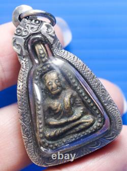 LP Ngern, Talisman, Thai, Buddha, Rare, Pendant, Amulet, blessed, Lucky, Buddhism, Wat