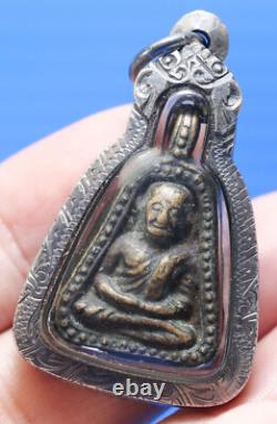 LP Ngern, Talisman, Thai, Buddha, Rare, Pendant, Amulet, blessed, Lucky, Buddhism, Wat
