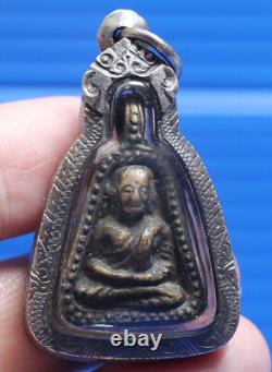 LP Ngern, Talisman, Thai, Buddha, Rare, Pendant, Amulet, blessed, Lucky, Buddhism, Wat