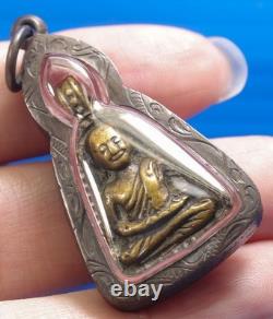 LP Ngern, Talisman, Thai, Buddha, Rare, Pendant, Amulet, blessed, Lucky, Buddhism, Wat