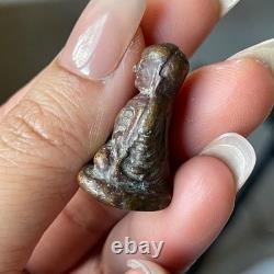 LP Ngern Thai Luck Charm pendant, Top Buddha Talisman, Thai Antique Statue