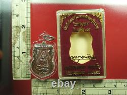 LP Sakorn Chinnarat Phawn 55 Ner (Thong dang), BE 2555. Thai buddha amulet