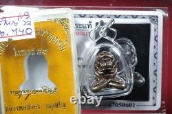 LP Sakorn, Phra Pidta, BE. 2553. WAT NONG KRUB, Thai buddha amulet & CARD#15