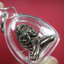 LP Sakorn, Phra Pidta, BE. 2553. WAT NONG KRUB, Thai buddha amulet & CARD#15