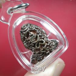 LP Sakorn, Phra Pidta, BE. 2553. WAT NONG KRUB, Thai buddha amulet & CARD#15