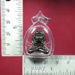 LP Sakorn, Phra Pidta, BE. 2553. WAT NONG KRUB, Thai buddha amulet & CARD#15