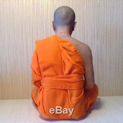LP Sod Thai Guru monk Wat PakNam, Buddha amulet Meditation Statue 300 mm