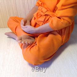 LP Sod Thai Guru monk Wat PakNam, Buddha amulet Meditation Statue 300 mm