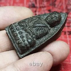 LP TUAD Thai Buddha Amulet THUAD Holy Pyrite Strong Life Protection Luck Healing