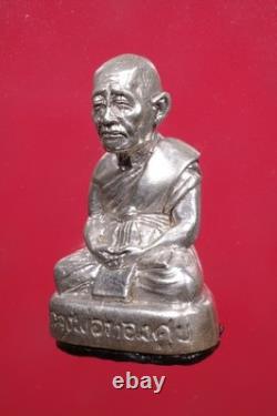 LP Thong Suk Wat Tanod Loung BE 2555. Thai buddha amulet & Card #8