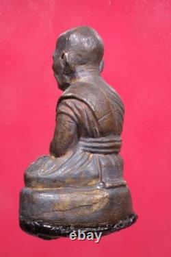 LP Thong Suk Wat Tanod Loung BE 2555. Thai buddha amulet & Card #8