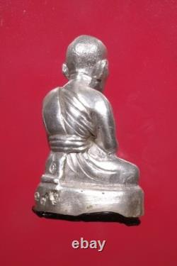 LP Thong Suk Wat Tanod Loung BE 2555. Thai buddha amulet & Card #8