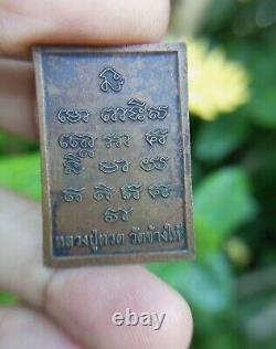 LP Thuad Rare genuine b. E. Talisman-Mercy-Thai-Buddha-Amulet