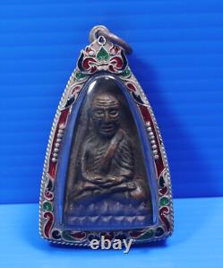 LP Thuad, Talisman, Thai, Old, Buddha, Rare, Pendant, Amulet, blessed, Lucky, Buddhism, Wat