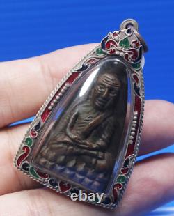 LP Thuad, Talisman, Thai, Old, Buddha, Rare, Pendant, Amulet, blessed, Lucky, Buddhism, Wat
