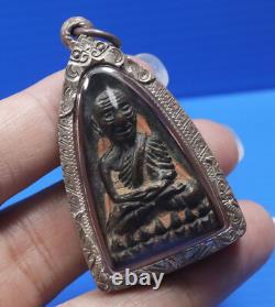 LP Thuad, Talisman, Thai, Old, Buddha, Rare, Pendant, Amulet, blessed, Lucky, Buddhism, Wat