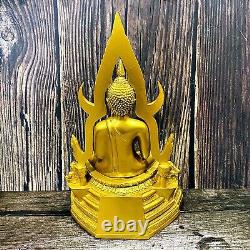 Large 30cm Buddha Chinnaraj Statue Lucky Fortune Shine Bright Thai Amulet #17570