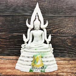 Large Buddha Chinnaraj Statue Marble Fiber Glass Mass Chant Thai Amulet #16071