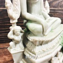 Large Buddha Chinnaraj Statue Marble Fiber Glass Mass Chant Thai Amulet #16071