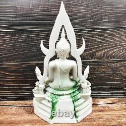 Large Buddha Chinnaraj Statue Marble Fiber Glass Mass Chant Thai Amulet #16071