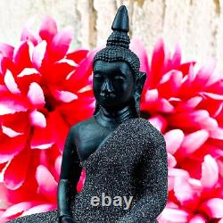 Large Buddha Statue Leklai Dust Meditation Soton Lucky Fortune Lp Somporn #16319