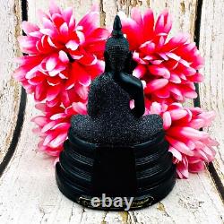 Large Buddha Statue Leklai Dust Meditation Soton Lucky Fortune Lp Somporn #16319